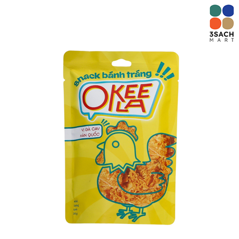  Bánh Tráng Vị Gà Cay HQ Okeela (Gói 30g) 