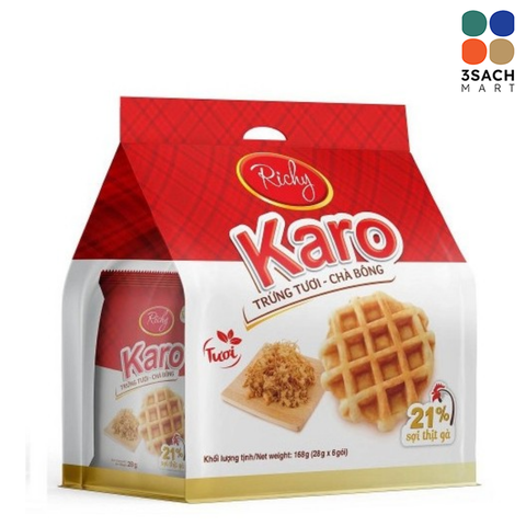  Bánh Tươi Karo Sợi Gà (Gói 156g) 