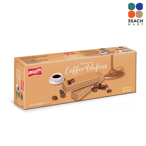  Bánh Xốp Kem Cà Phê Bissin (Hộp 100g) 