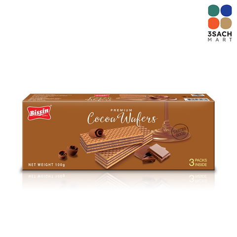  Bánh Xốp Kem Socola Bissin (Hộp 100g) 