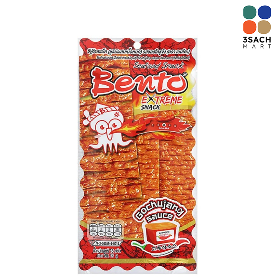  Bento Mực Tẩm Sốt Ớt (Gói 18g) 