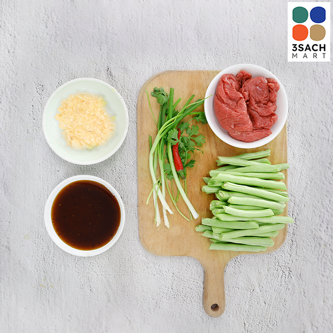  [RTC] Bò Xào Đậu Que (Khay 300Gr) 