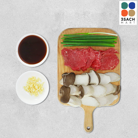  [RTC] Bò Xào Nấm (Khay 200G) 
