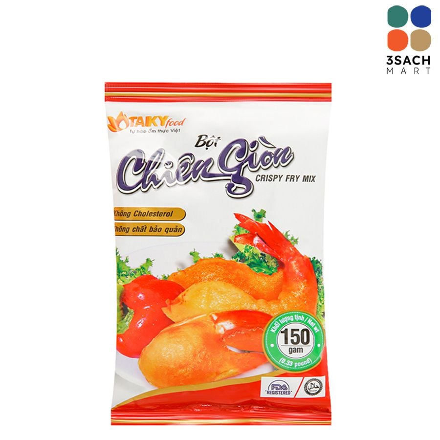  Bột Chiên Giòn Đỏ Tài Ký (Gói 150Gr) 