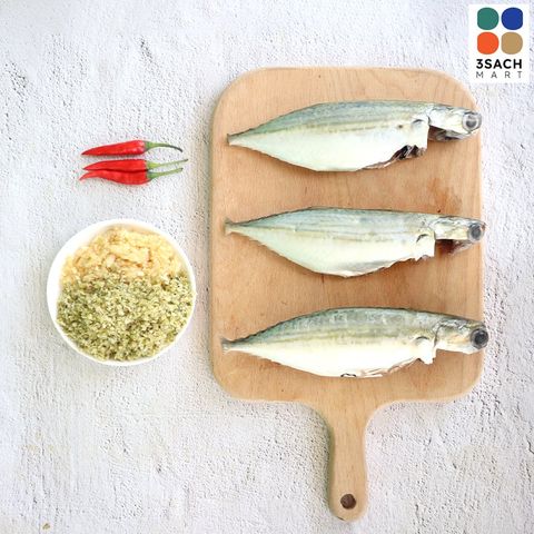  [RTC] Cá Bạc Má Ướp Sả Ớt (Khay 300g) 