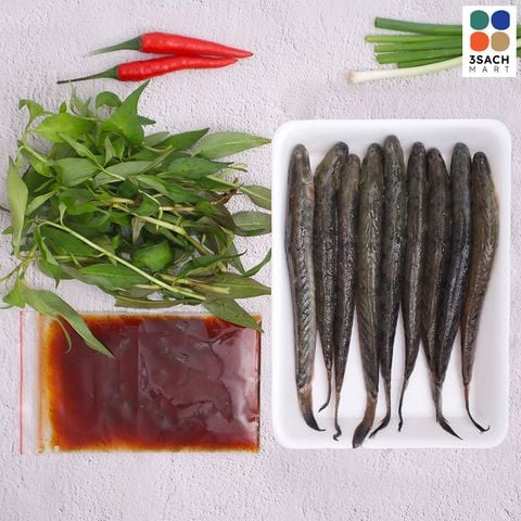  [RTC] Cá Kèo Kho Rau Răm (Khay 350Gr) 