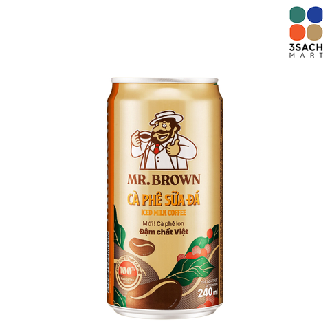  Cà Phê Sữa Đá Mr.Brown (Lon 240ml) 