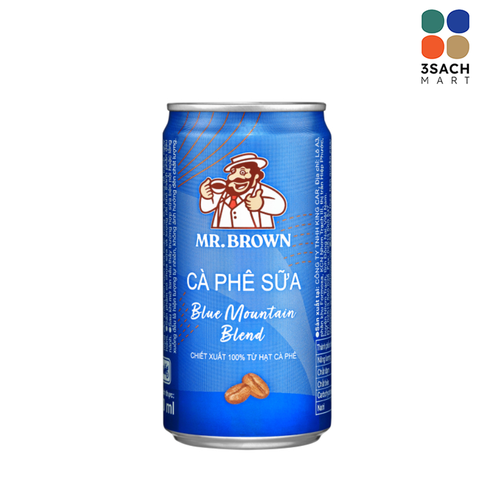  Cà Phê Sữa Mr.Brown Blue Mountain (Lon 240ml) 