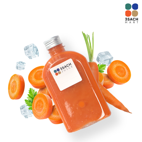  [RTD] Nước Ép Cà Rốt Nguyên Chất (Chai 250ml) 