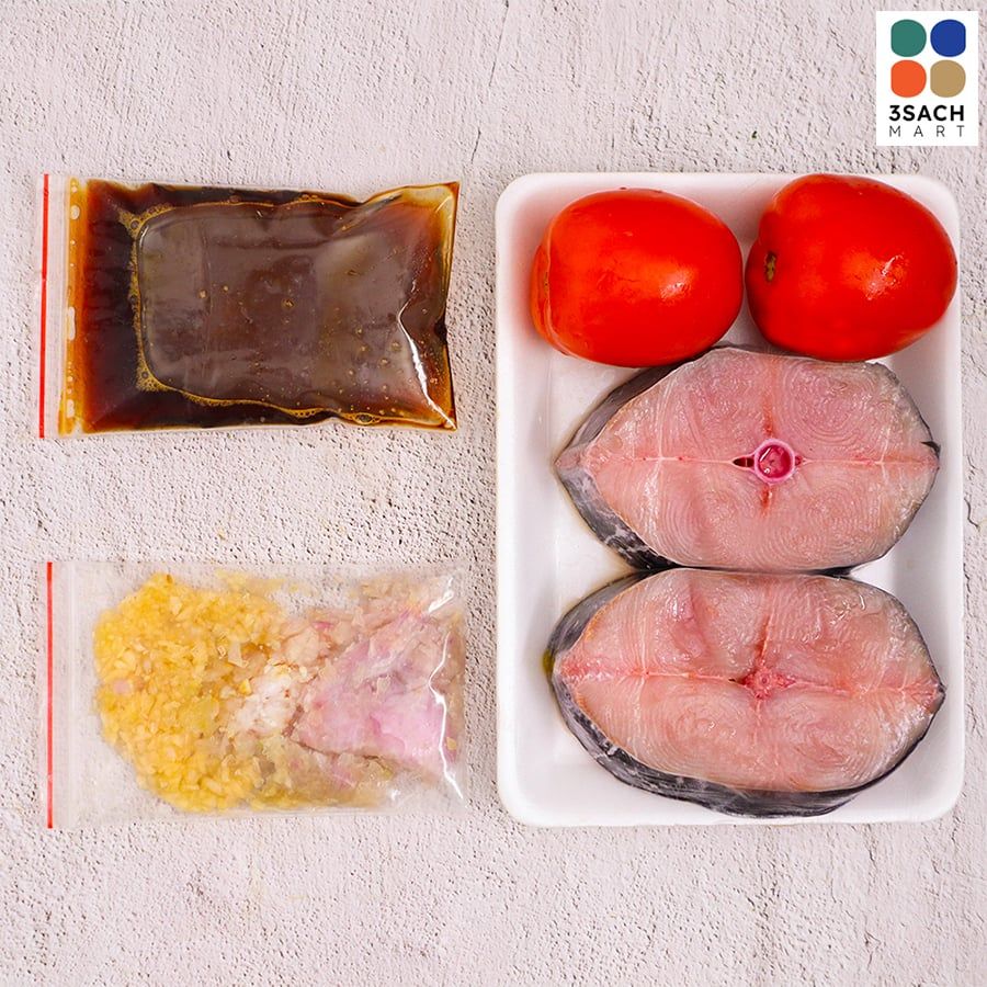  [RTC] Cá Thu Sốt Cà 3S (Khay 450g) 