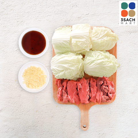  [RTC] Cải Thảo Xào Thịt Bò (Khay 400g) 