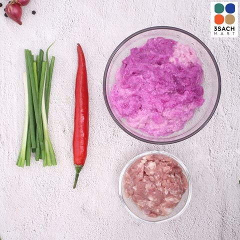  [RTC] Canh Khoai Mỡ Nấu Thịt Băm (Khay 450Gr) 