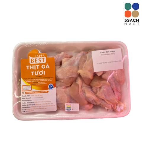  Cánh Tỏi Japfa (Khay 500g) 