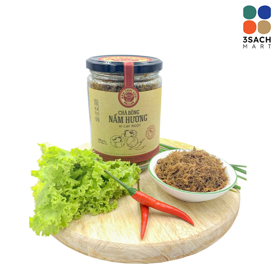  Chà Bông Nấm Cay Ngọt Ntc (Hũ 200g) 
