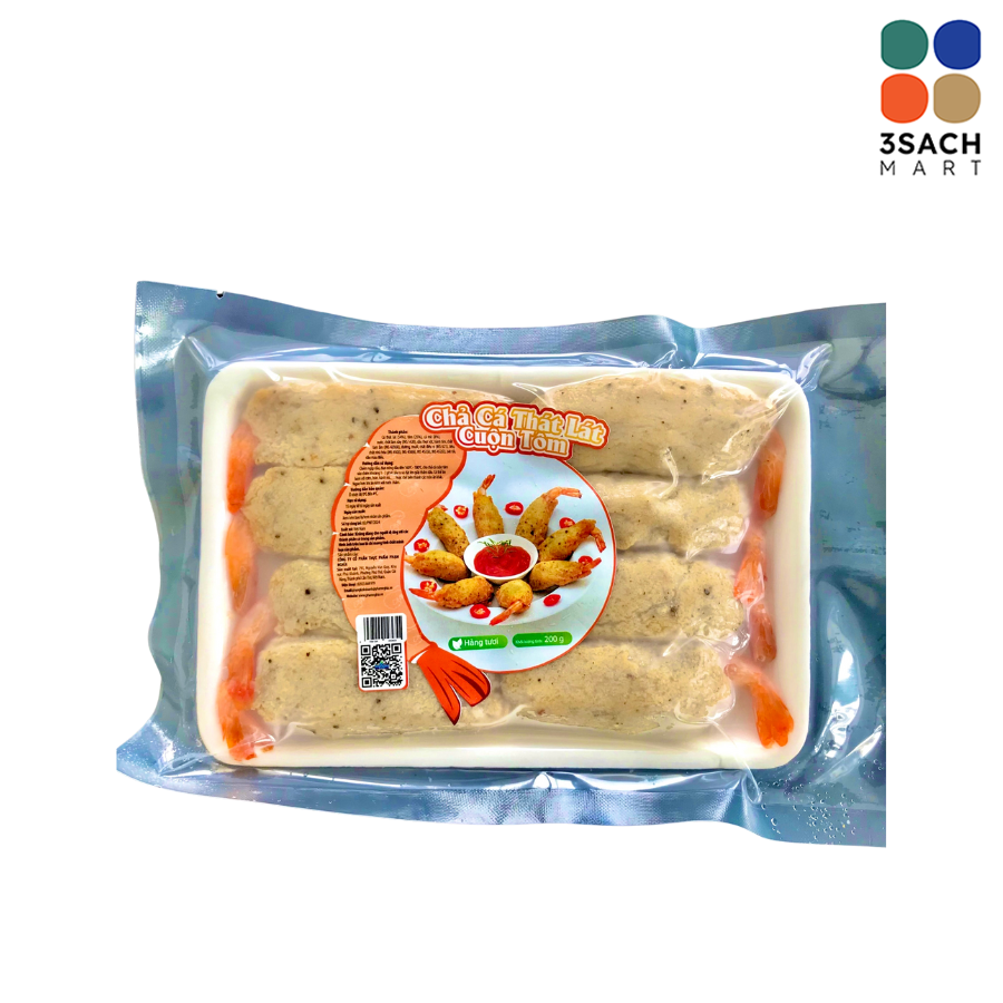  Chả Cá Thát Lát Cuộn Tôm PN (Khay 200g) 