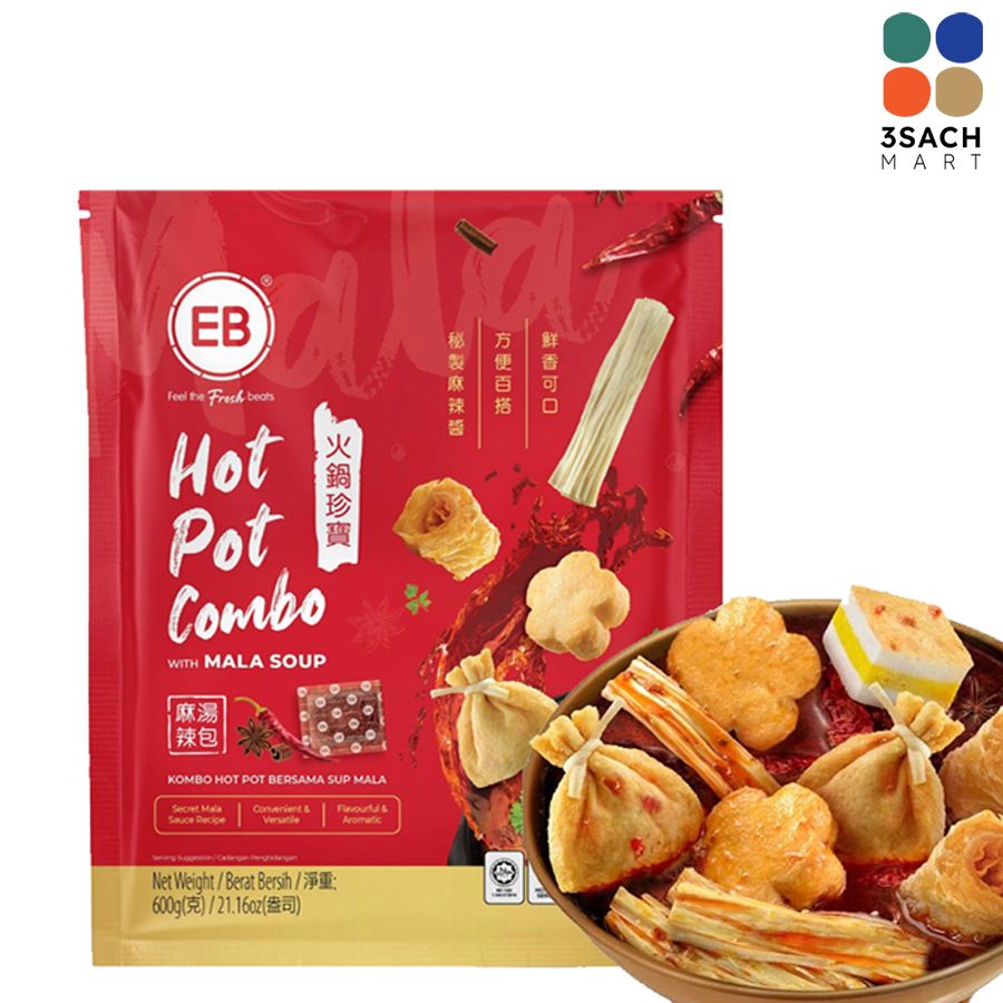  Combo Lẩu 5 Trong 1 Kèm Súp Tứ Xuyên 600g (Gói) 