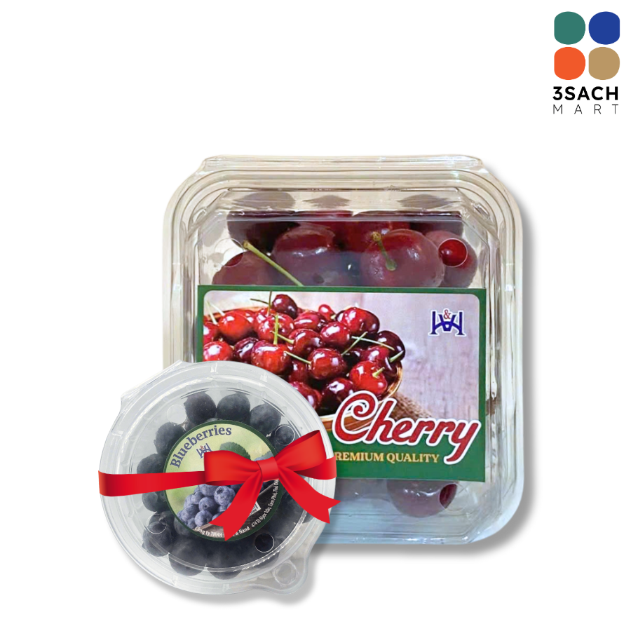  Combo Cherry Mỹ 250g Và Việt Quất Mỹ 80g 