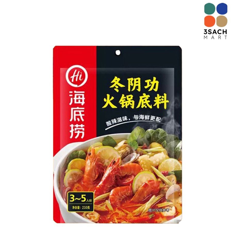  Cốt Lẩu Tomyum Chua Cay Haidilao (Gói 200g) 