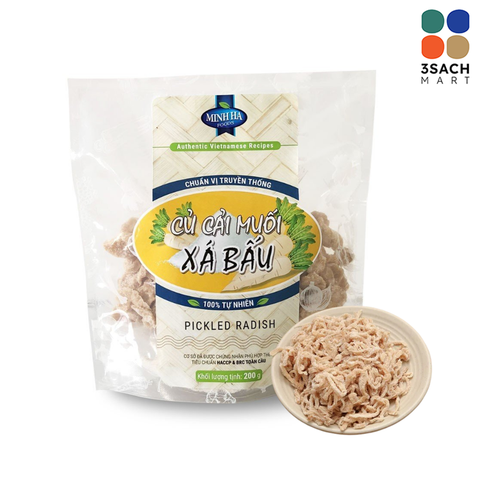  Củ Cải Muối Cắt Lát Mh (Túi 200g) 