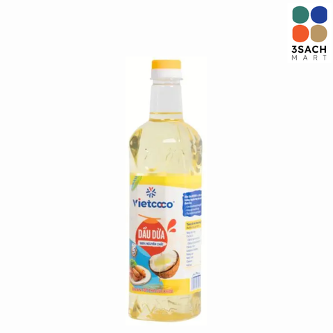  Dầu Dừa Nguyên Chất Vietcoco (Chai 1L) 