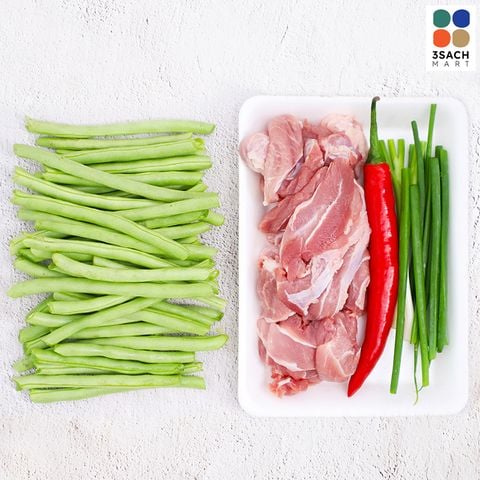  [RTC] Đậu Cove Xào Thịt Heo 3S (Khay 400g) 