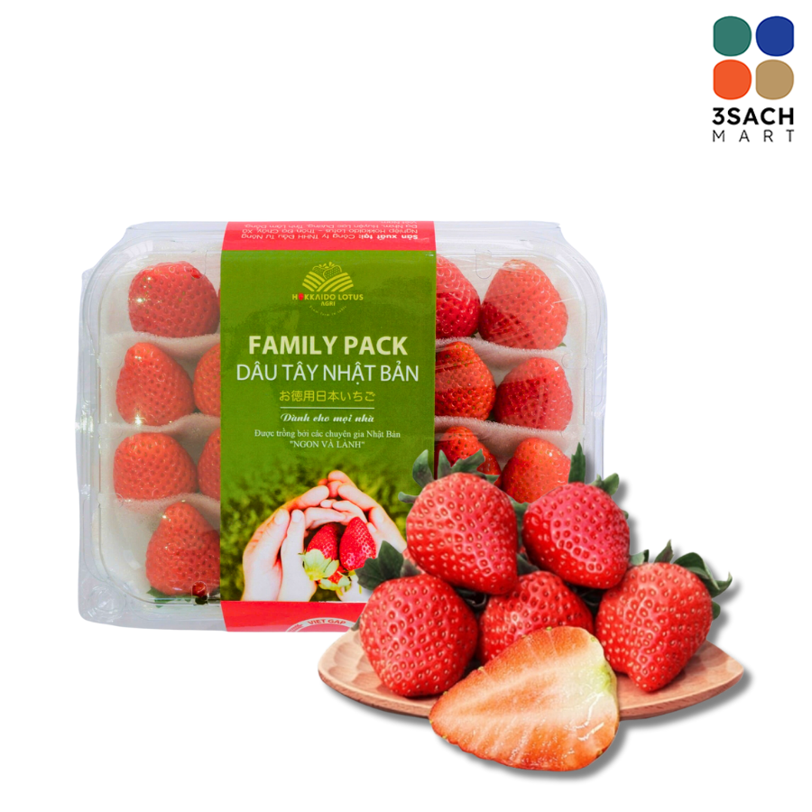  Dâu Giống Nhật Family Pack (Hộp 250g) 