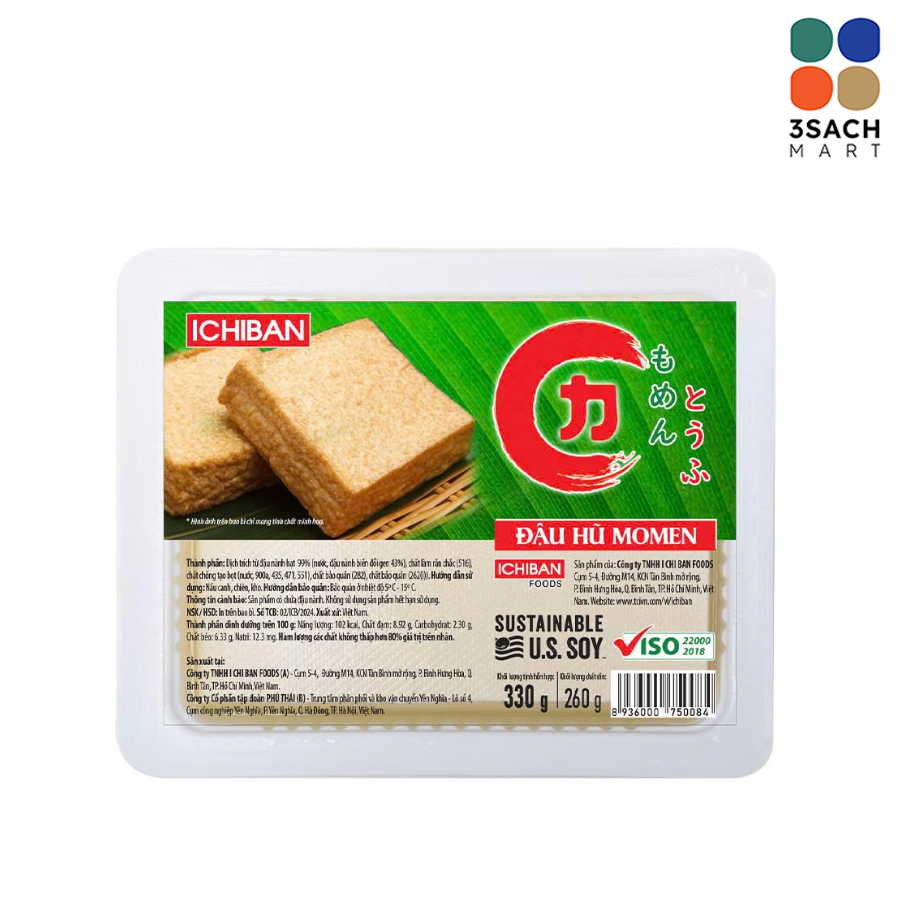  Đậu Hũ Momen (Hộp 300g) 