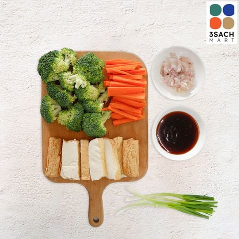  [RTC] Đậu Hũ Xào Rau Củ (Khay 550Gr) 