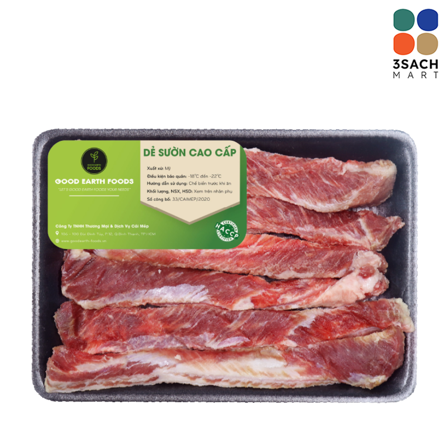  Dẻ Sườn Bò Mỹ GEF (Khay 500g) 