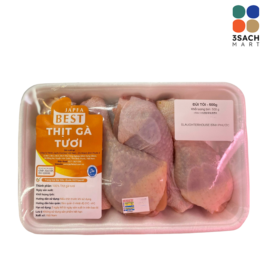  Đùi Tỏi Japfa (Khay 500g) 