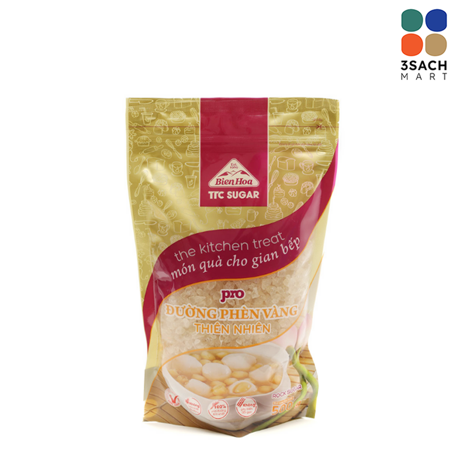  Đường Phèn Vàng Thiên Nhiên BH (Gói 500g) 