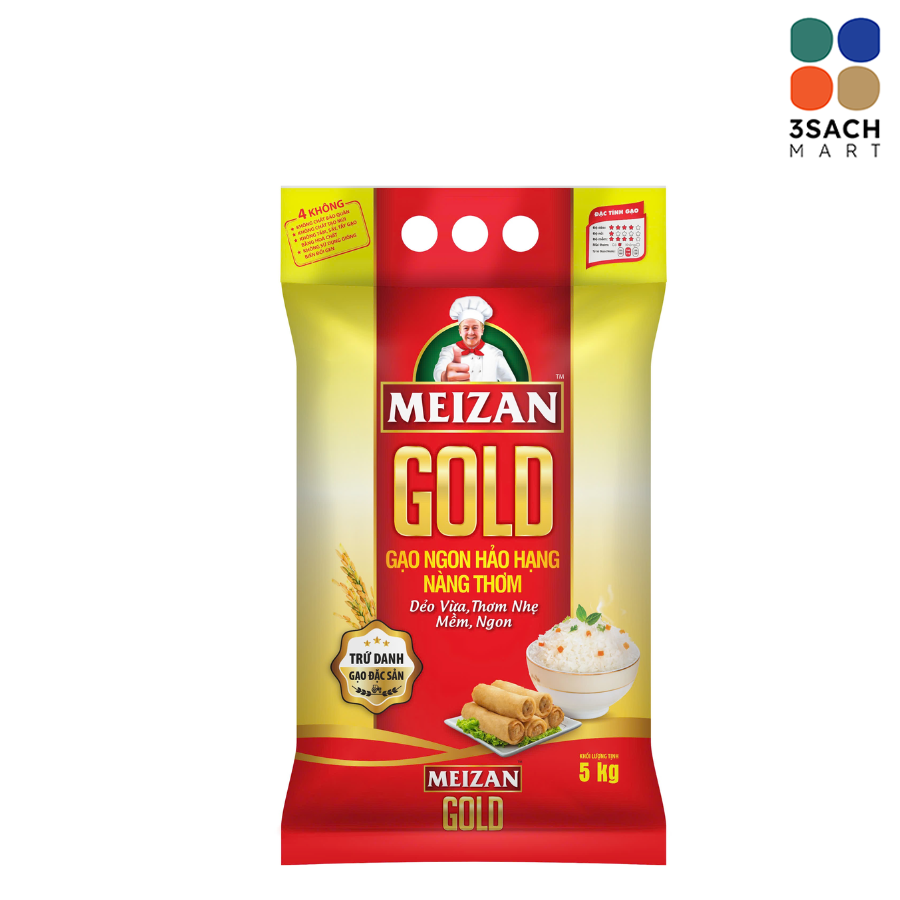  Gạo Meizan Gold Nàng Thơm (Gói 5kg) 