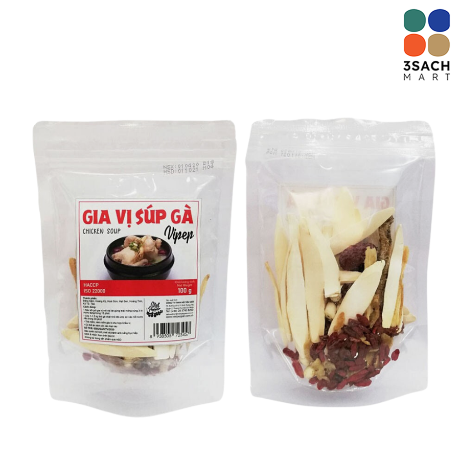  Gia Vị Súp Gà Vipep (Gói 100g) 
