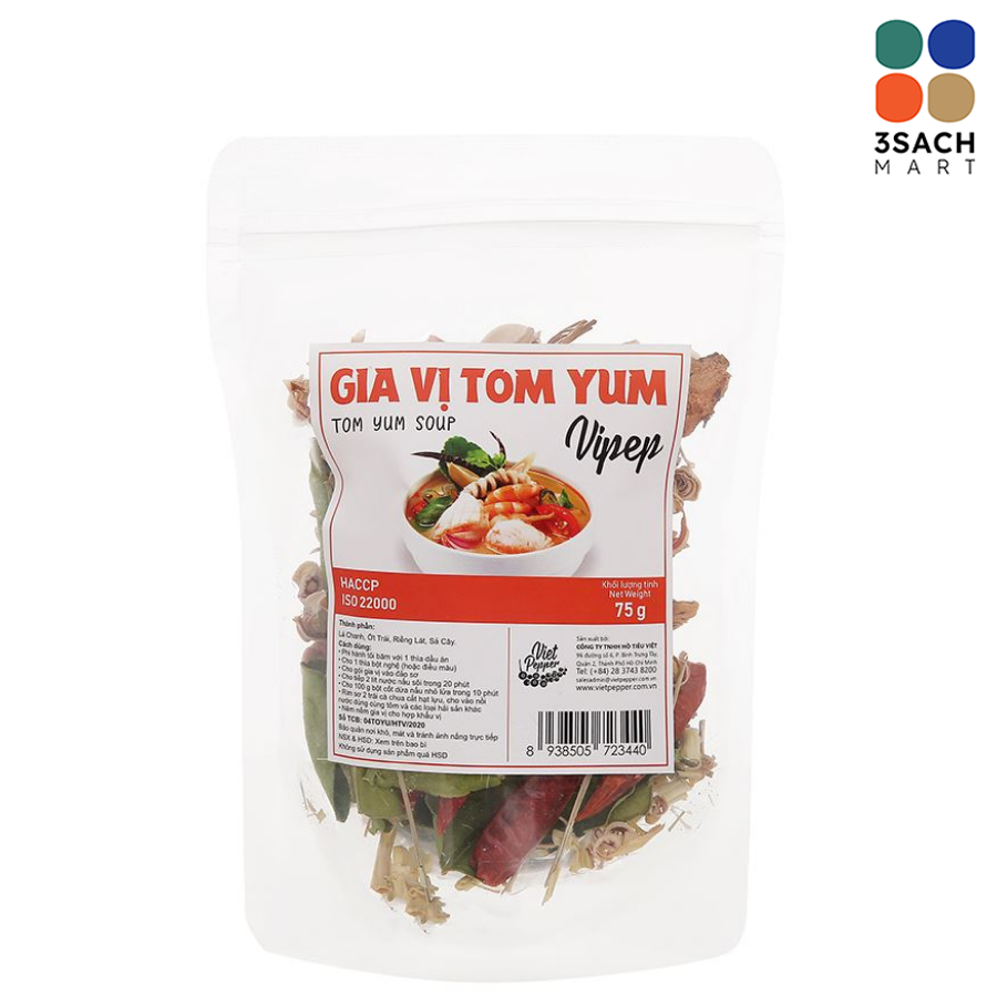  Gia Vị Tomyum Vipep (Gói 75g) 