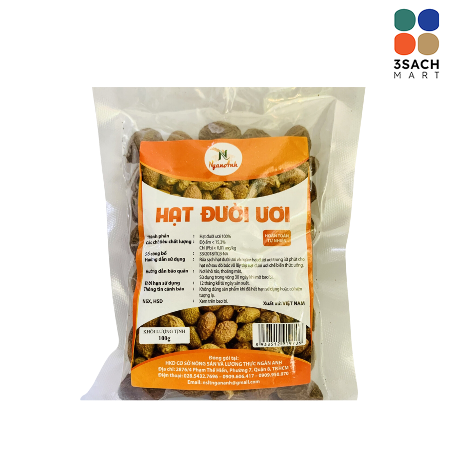  Hạt Đười Ươi Ngân Anh (Gói 100Gr) 