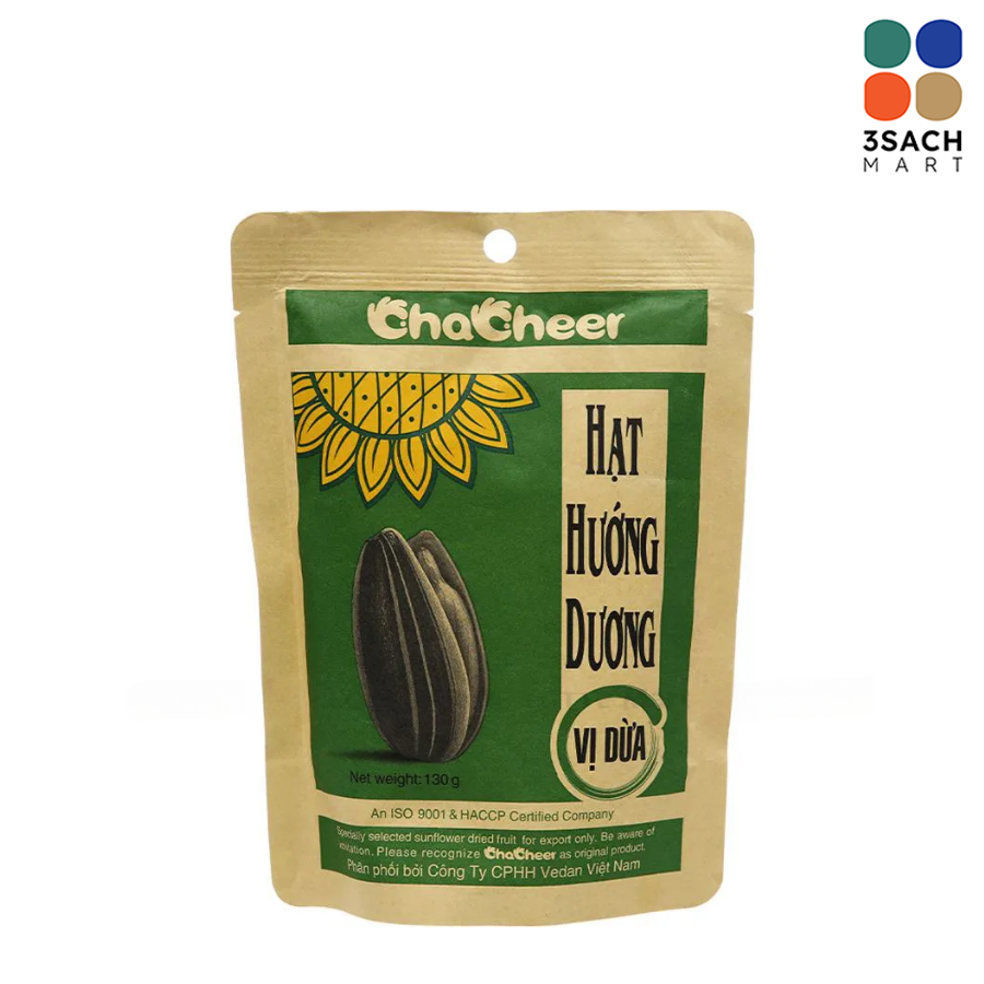  Hạt Hướng Dương Chacheer Dừa (Gói 130g) 