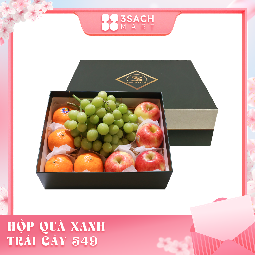  Hộp Quà Xanh Trái Cây 549 