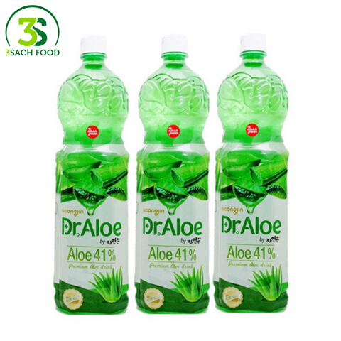  Nước Nha Đam Lô Hội HQ Woongjin Dr Aloe (Chai 1.5L) 
