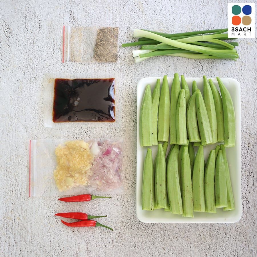  Đậu Bắp Kho Tiêu (Khay 360G) 