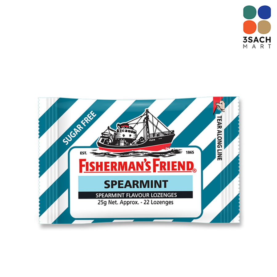  Kẹo Cay Con Tàu FF Spearmint (Gói 25g) 