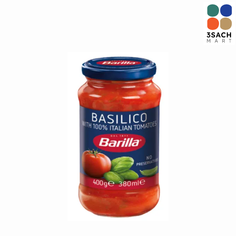  Sốt Barilla Basilico (Hũ 400g) 