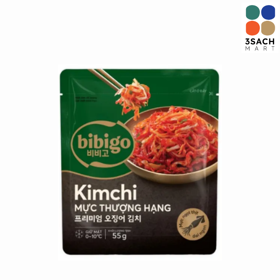  Kim Chi Mực Thượng Hạng Bibigo (Gói 55g) 