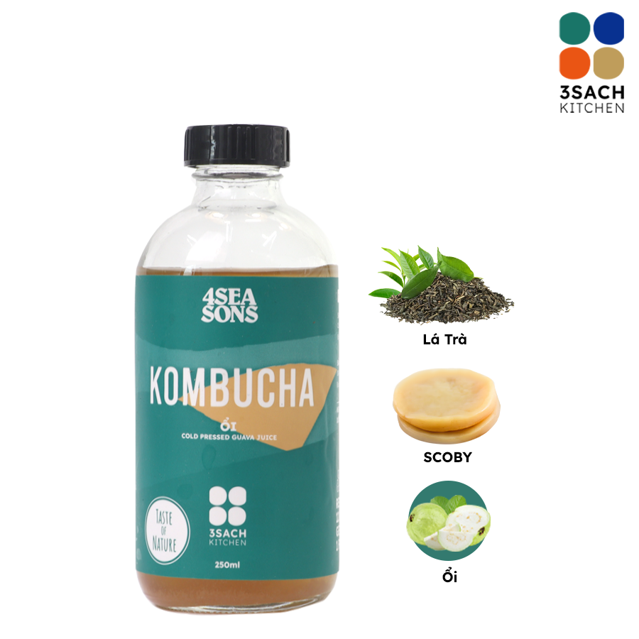  Kombucha Trái Cây (Chai 250ml) - Ổi 