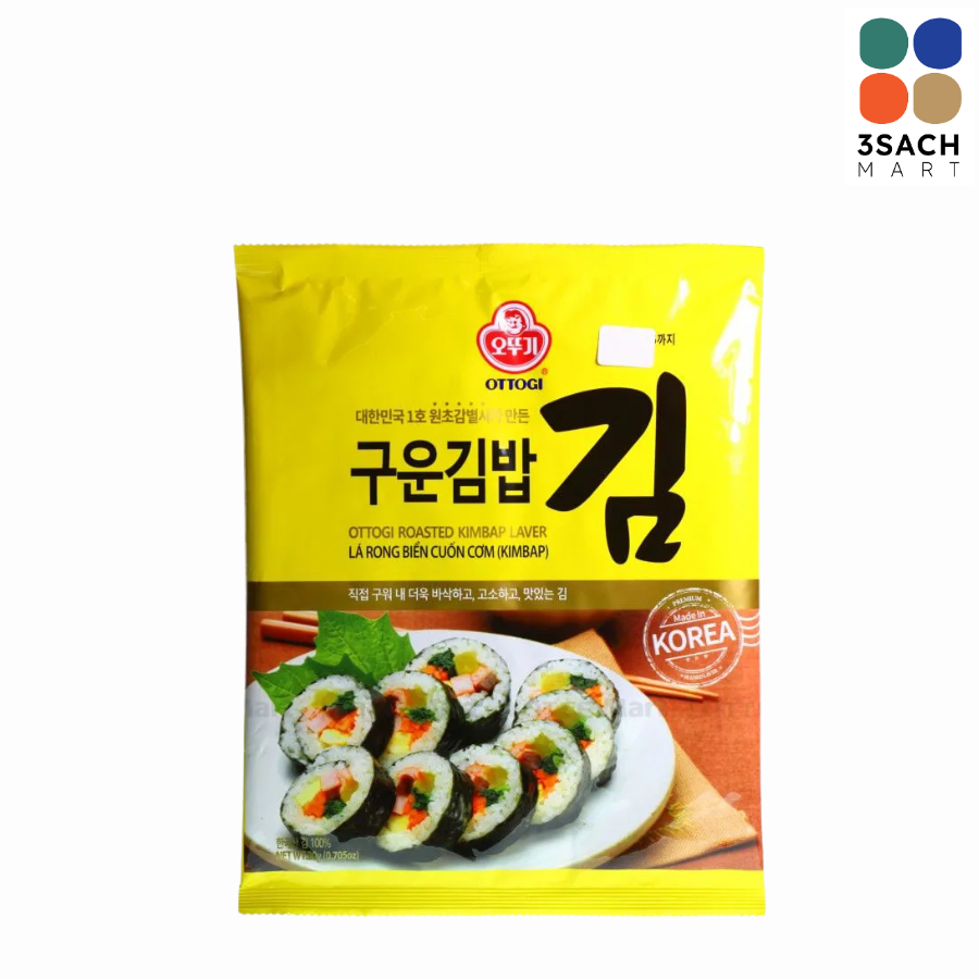  Lá Rong Biển Cuộn Cơm Ottogi (Gói 20g) 