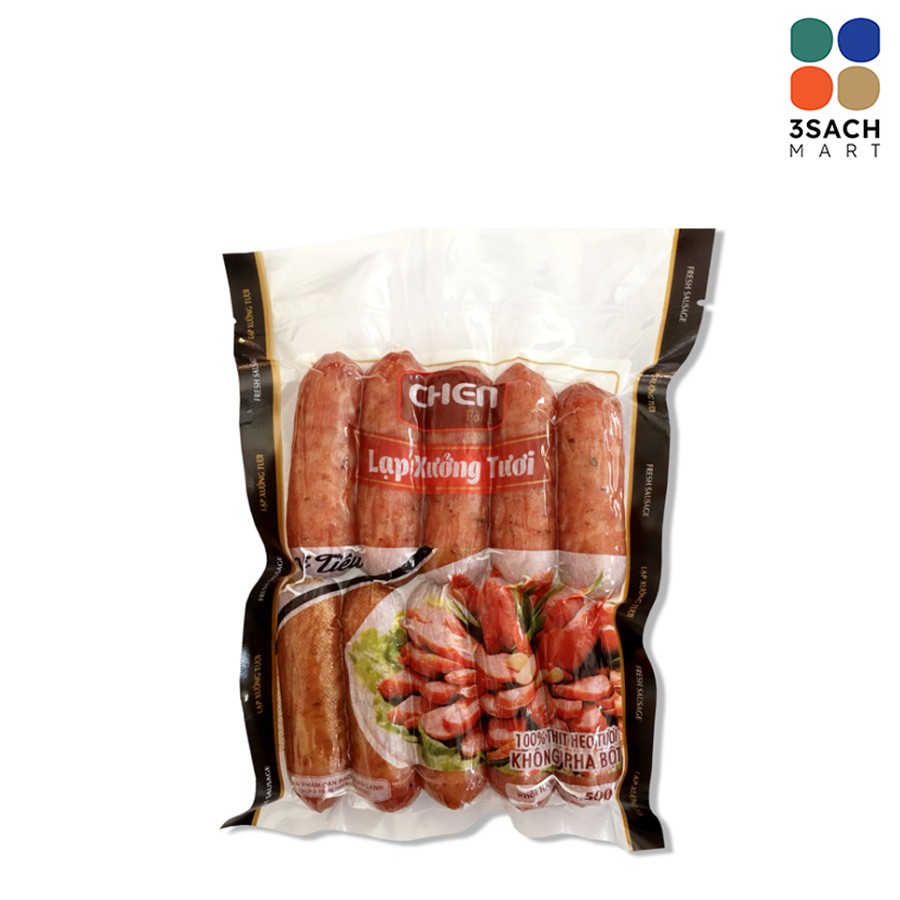  Lạp Xưởng Tươi Vị Tiêu ĐL ChenLin (Gói 500g) 
