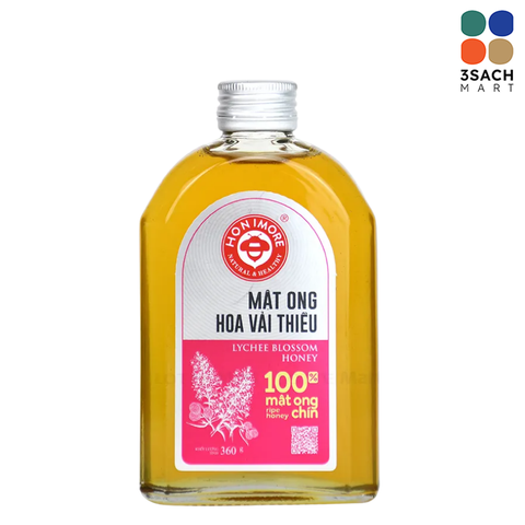  Mật Ong Chín Hoa Vải Thiều Honimore (Chai 360g) 