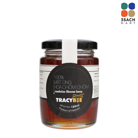  Mật Ong Hoa Chôm Chôm Tracybee (Lọ 189ml/220g) 