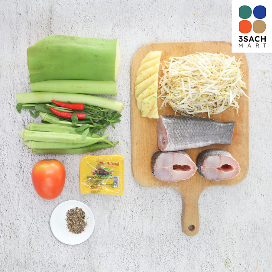  [RTC] Canh Chua Cá Lóc (khay 800g) 