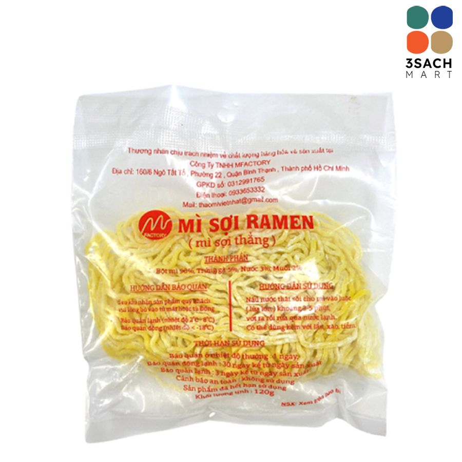  Mì Ramen Sợi Thẳng VPT (Gói 100g) 