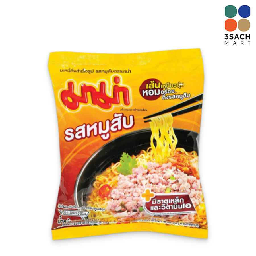  Mì Mama Thịt Heo Bằm (Gói 60g) 